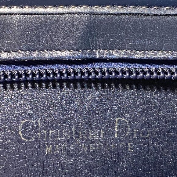 Diorissimo Navy Shoulder Vintage Bag. - Picture 16 of 16